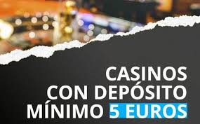 Deposito Minimo 5 Euro nel Mondo dei Casino Online